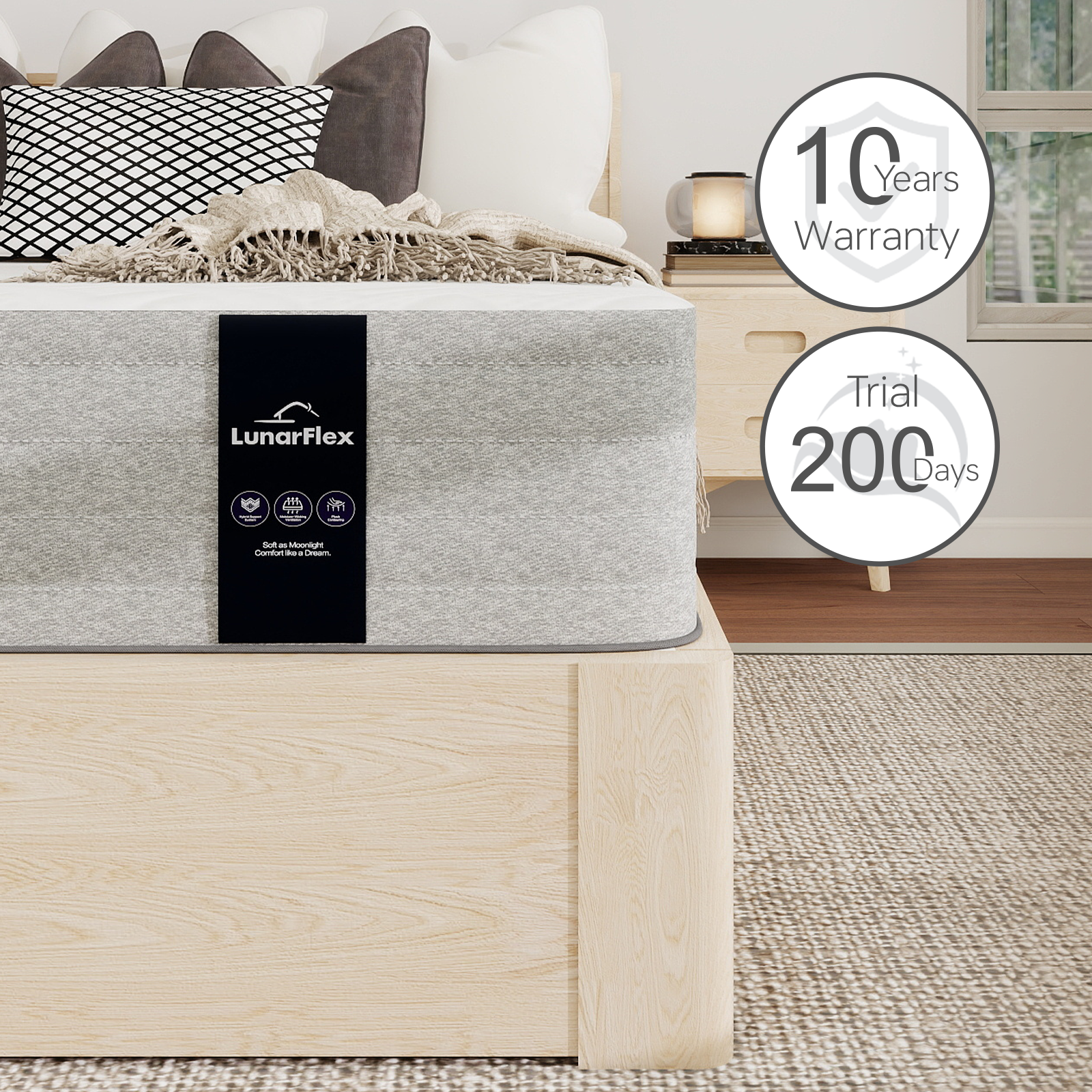 10 inch Hybrid Mattresses--Basic Harmony