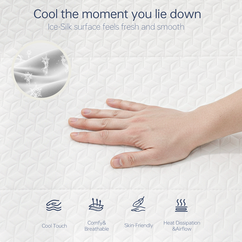 Vitalis 12" Memory Foam Mattres