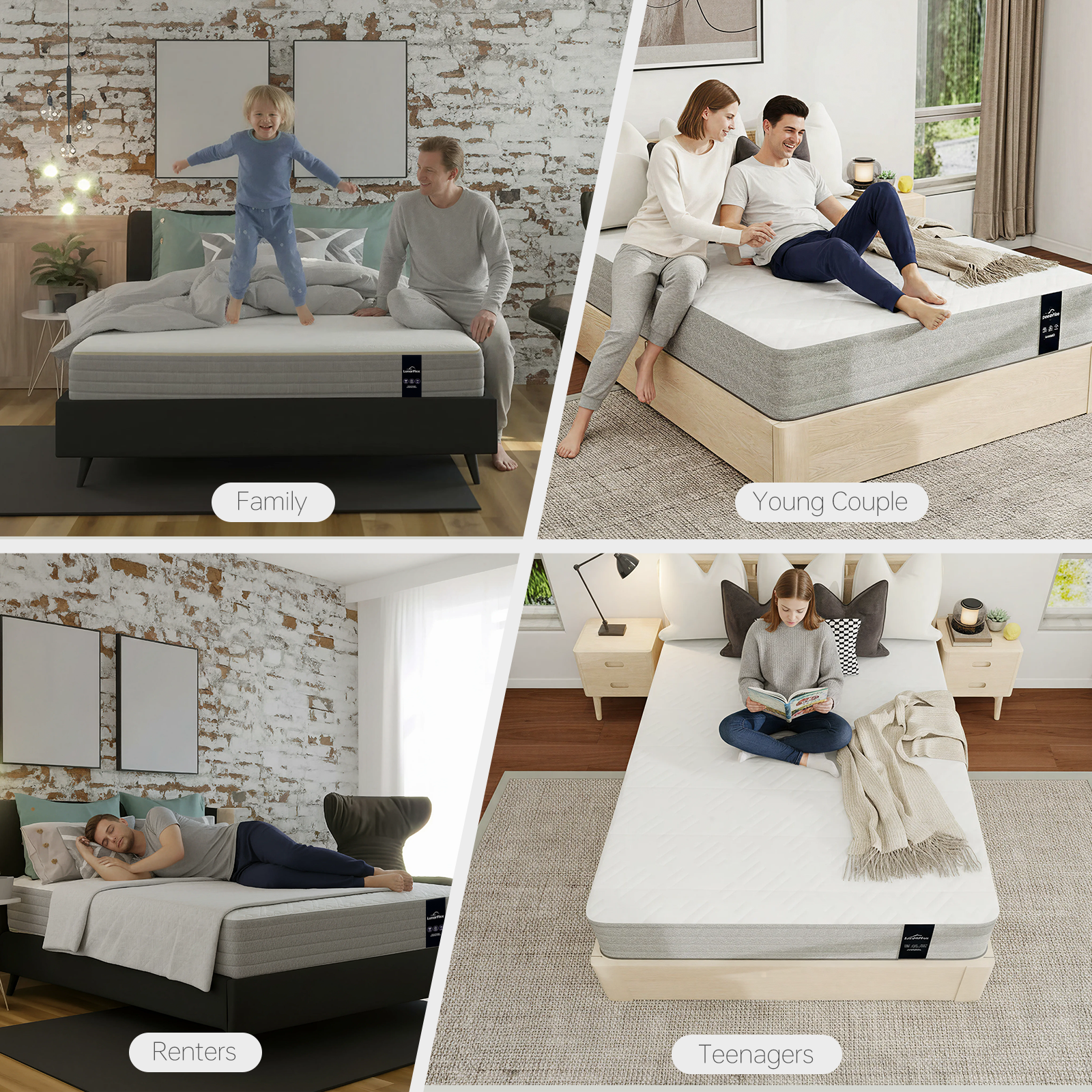 10 inch Hybrid Mattresses--Basic Harmony