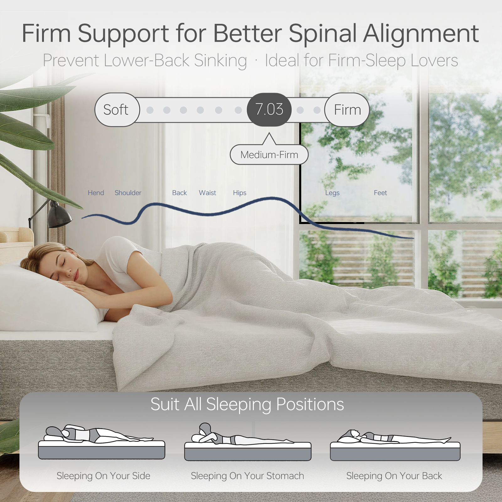 10 inch Hybrid Mattresses--Basic Harmony